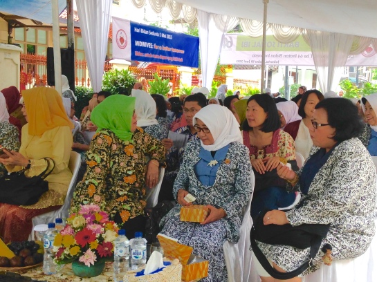 The Midwife Association anniversary celebration in Jakarta